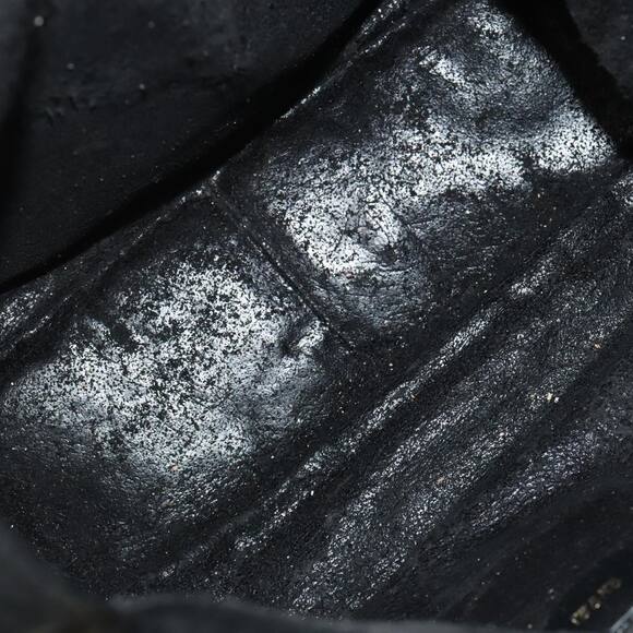 GUCCI Bamboo Hand Bag Leather Black Gold 001 1781 001 1781 - Picture 15 of 16